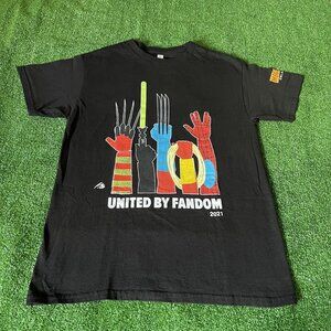 Megacom Orlando 2021 United by Fandom Short Sleeve Crew Neck T-Shirt Size M